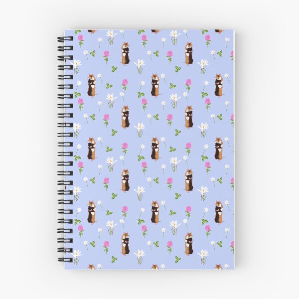Item preview, European hamster in a flower filled meadow (lilac) designed and sold by Naty Design Prague.