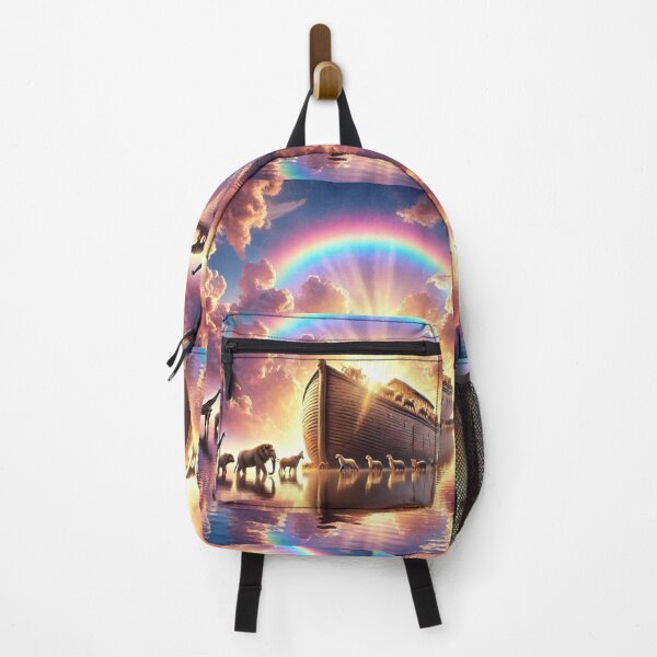 Item preview, Majestic Dream of Noah's Ark Under a Golden Sunset designed and sold by Meta2Physical.
