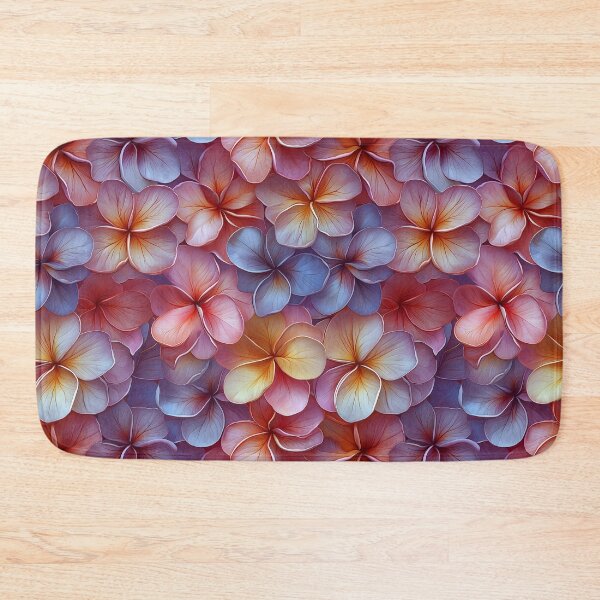 Item preview,  Closeup of Colorful Plumeria Flowers Floral Background Tropical Flowers Petals Soft Colors designed and sold by put1mali19.