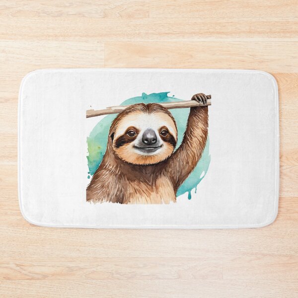 Item preview, Trendy sloth, Watercolor Sloth on Branch  designed and sold by SOUFIANE1991.