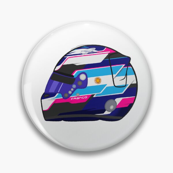 Item preview, Franco Colapinto 2023 Helmet designed and sold by OriDraws.