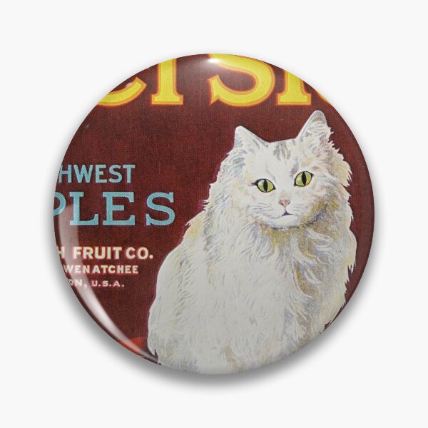 Item preview, Vintage retro advert featuring a Persian cat designed and sold by colliophoto.