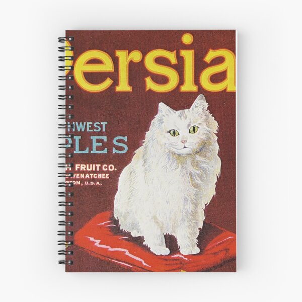 Item preview, Vintage retro advert featuring a Persian cat designed and sold by colliophoto.