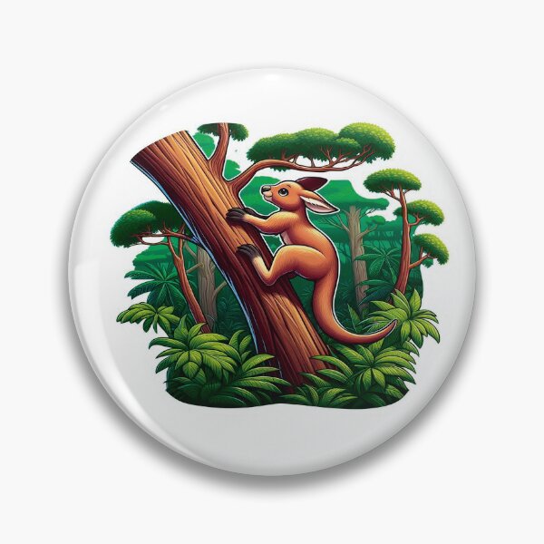 Item preview, Watch the tree kangaroo skillfully climb through the tropical jungle. designed and sold by KreaDesignOne.