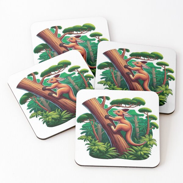 Item preview, Watch the tree kangaroo skillfully climb through the tropical jungle. designed and sold by KreaDesignOne.