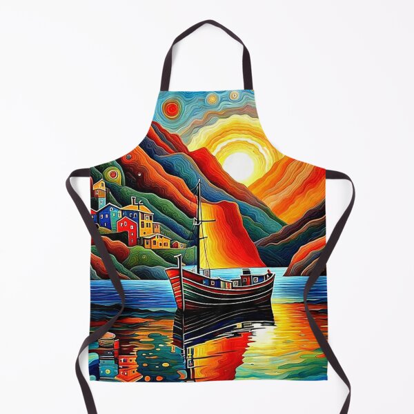 Item preview, Boat in fjord 12 designed and sold by George Hutton Hunter.