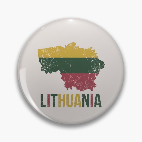 Item preview, Lithuania Map Flag Vintage designed and sold by jeshands.
