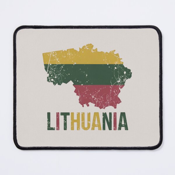 Item preview, Lithuania Map Flag Vintage designed and sold by jeshands.