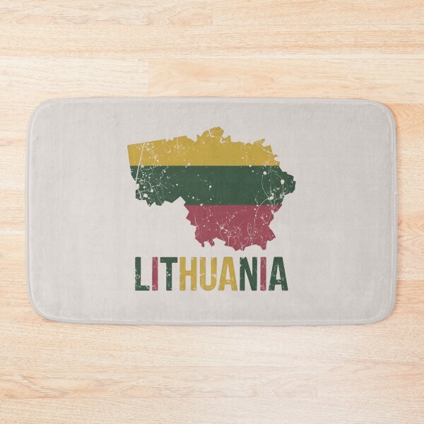 Item preview, Lithuania Map Flag Vintage designed and sold by jeshands.