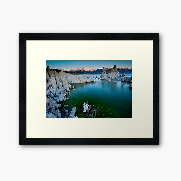 Mono Lake Crack of Dawn Framed Art Print