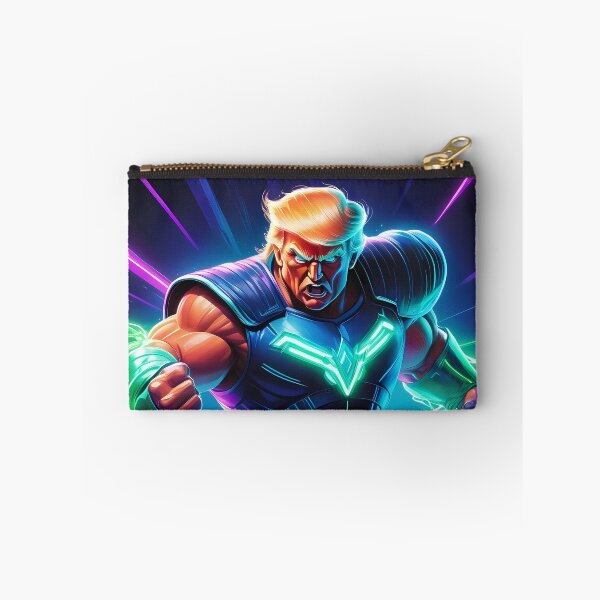 Item preview, Vibrant Neon-Style Digital Illustration of Donald Trump i designed and sold by creativaimages.