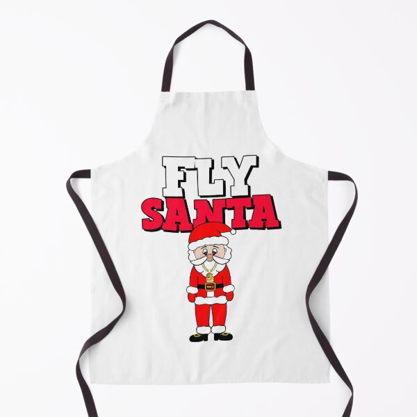 Item preview, Santa Typography Fly Santa Santa Suit Santa Hat designed and sold by Sartoris Art.