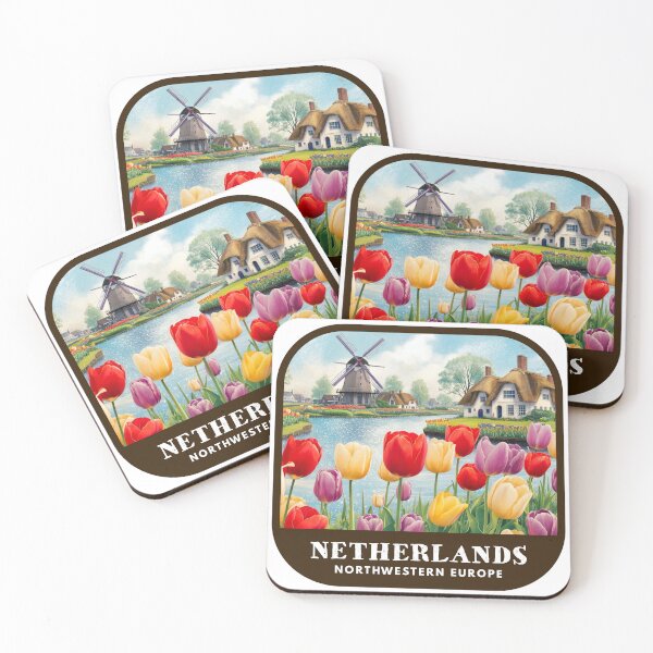 Item preview, Visit Netherlands (Travel Destination) designed and sold by RabbitK.