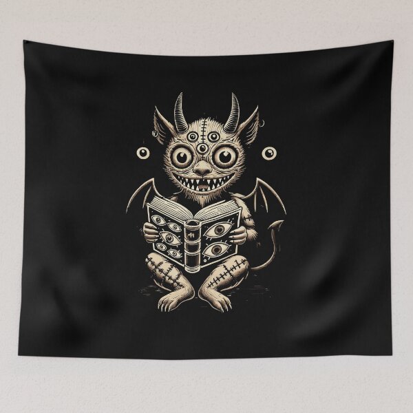 Item preview, Magical Demon Cat Horrifying Horror Cat designed and sold by LuminOrb.