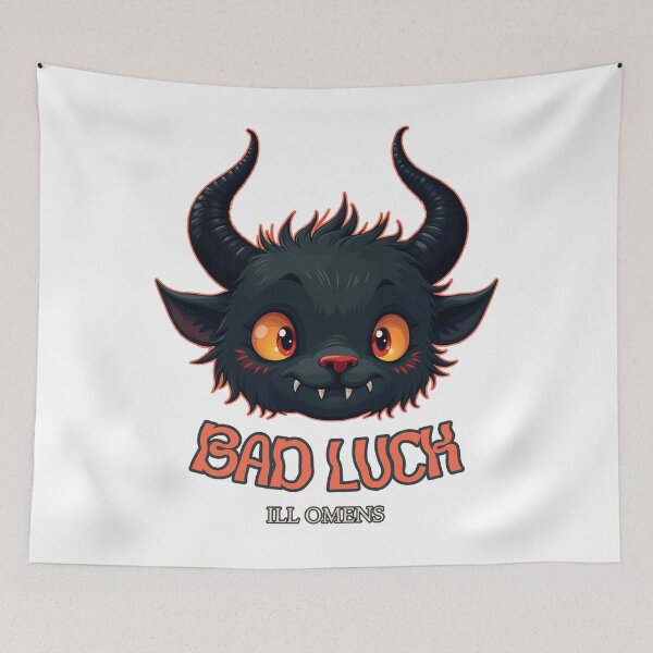 Item preview, Bad Luck Ill Omens Sticker designed and sold by lemurdesigns.