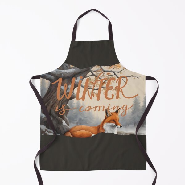 Item preview, Winter Fox Under Snowy Tree - Winter is Coming designed and sold by Hummy-studio.