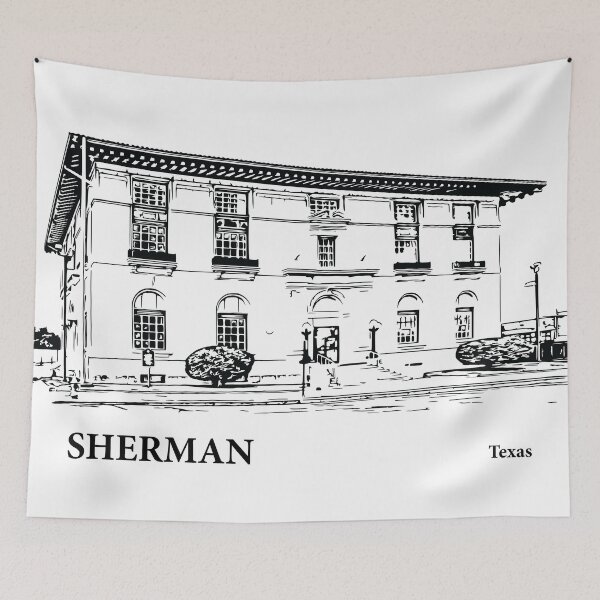 Item preview, Sherman Texas designed and sold by Lakeric Cityscapes.