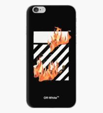 Off-White Diagonals Fire iPhone Case