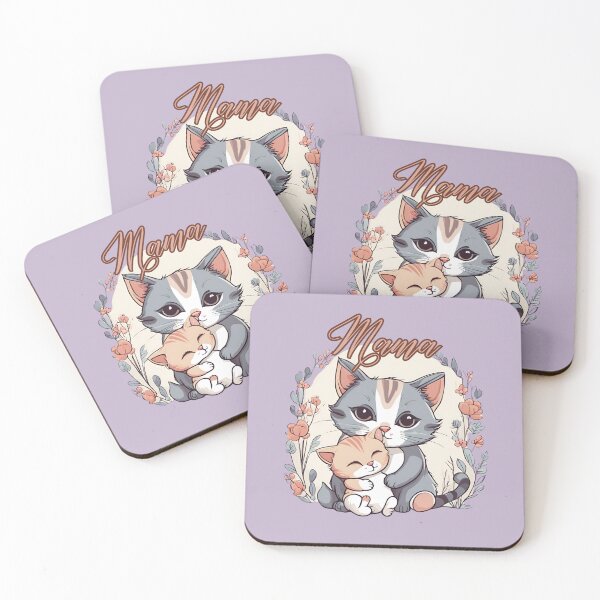 Item preview, Mama Cute Cat and Kitten designed and sold by DeadWicked.