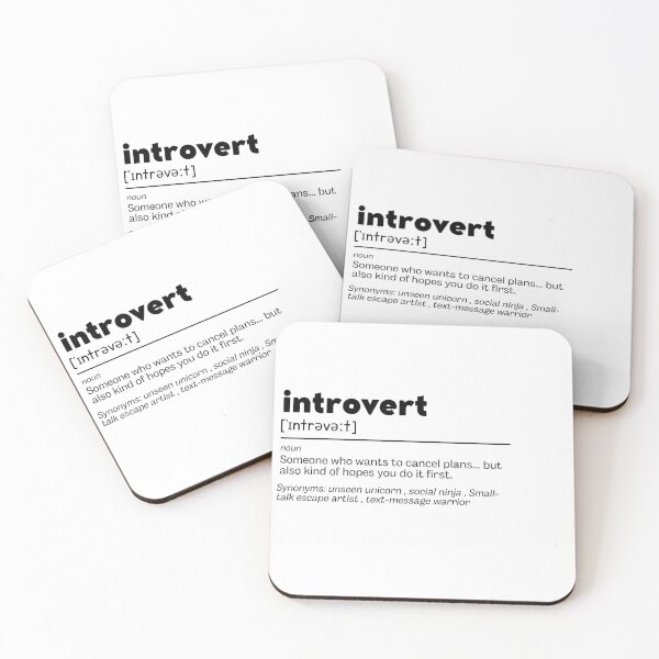 Item preview, Introvert humorous definition designed and sold by KookiewthTae.