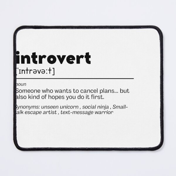 Item preview, Introvert humorous definition designed and sold by KookiewthTae.