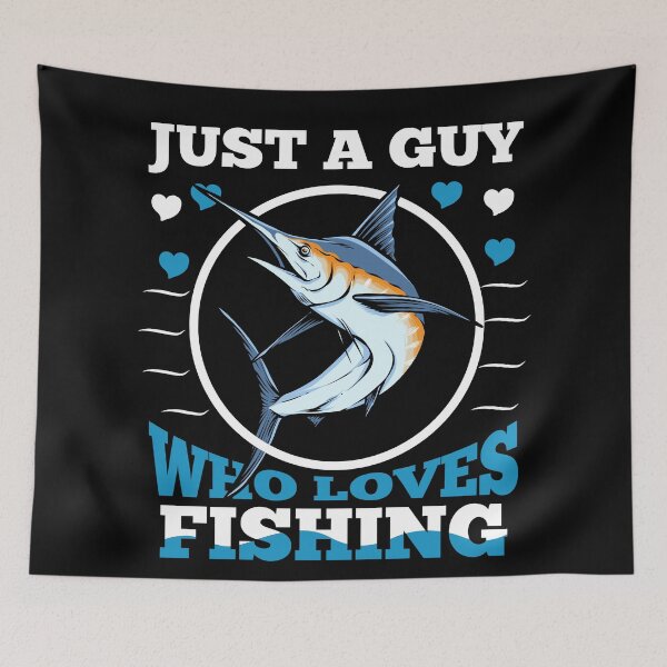Item preview, FISHING. JUST A GUY WHO LOVES FISHING. designed and sold by Arihanedesigner.