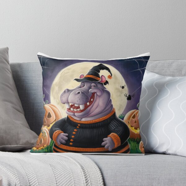 Item preview, Halloween Kawaii Hippo Delight designed and sold by NeatThingLover.