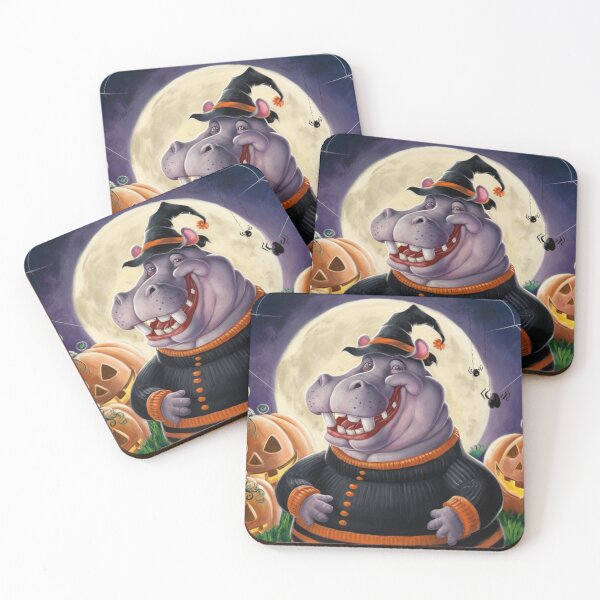Item preview, Halloween Kawaii Hippo Delight designed and sold by NeatThingLover.