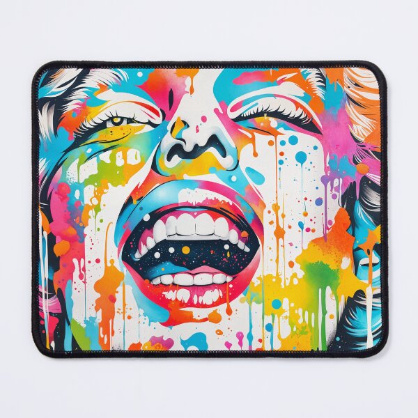 Item preview, Portrait Marylin pop painting bright colors designed and sold by sabellet.