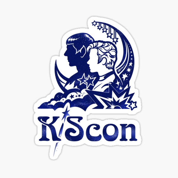 KiScon Logo - Bit of a Background Sticker