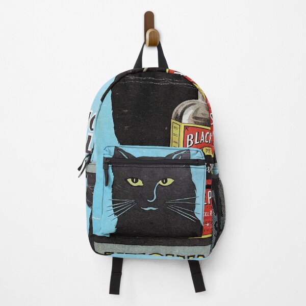 Item preview, Vintage retro advert featuring a black cat designed and sold by colliophoto.