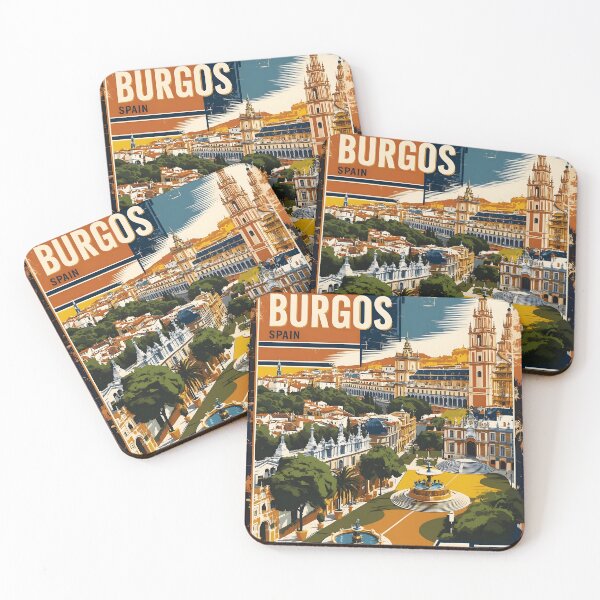 Item preview, Turismo de viajes vintage en Burgos España designed and sold by TravelersGems.