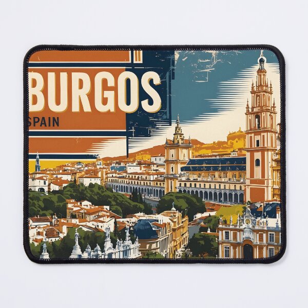 Item preview, Burgos Spain Vintage Travel Tourism designed and sold by TravelersGems.