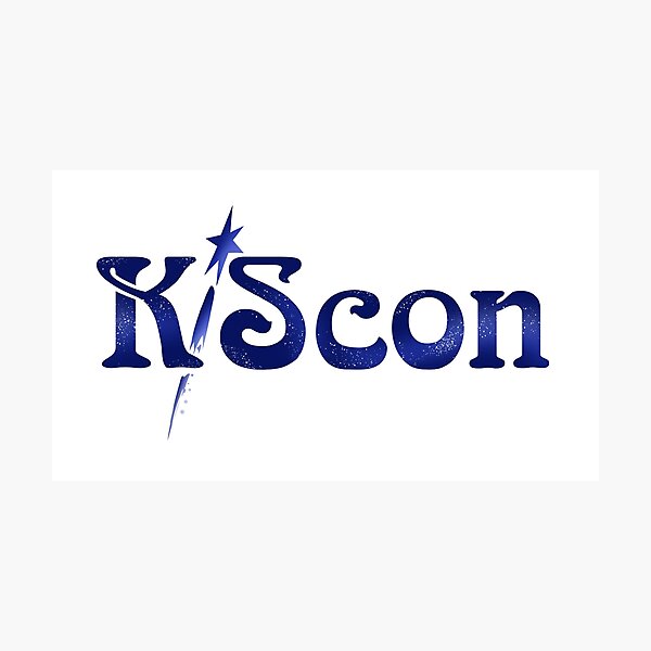Aperçu de l'œuvre Texte du logo KiScon uniquement créée et vendue par KiScon The KS Slash Convention.