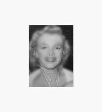 Far Marylin Near Einstein - Optical Illusion Art Board