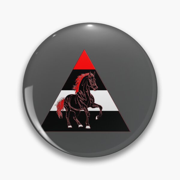 Item preview, Dynamic Black and Red Horse Illustration designed and sold by 4rpixs.