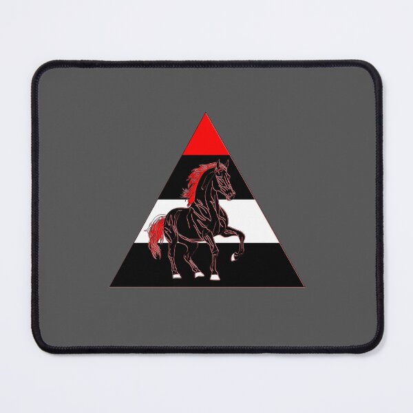 Item preview, Dynamic Black and Red Horse Illustration designed and sold by 4rpixs.