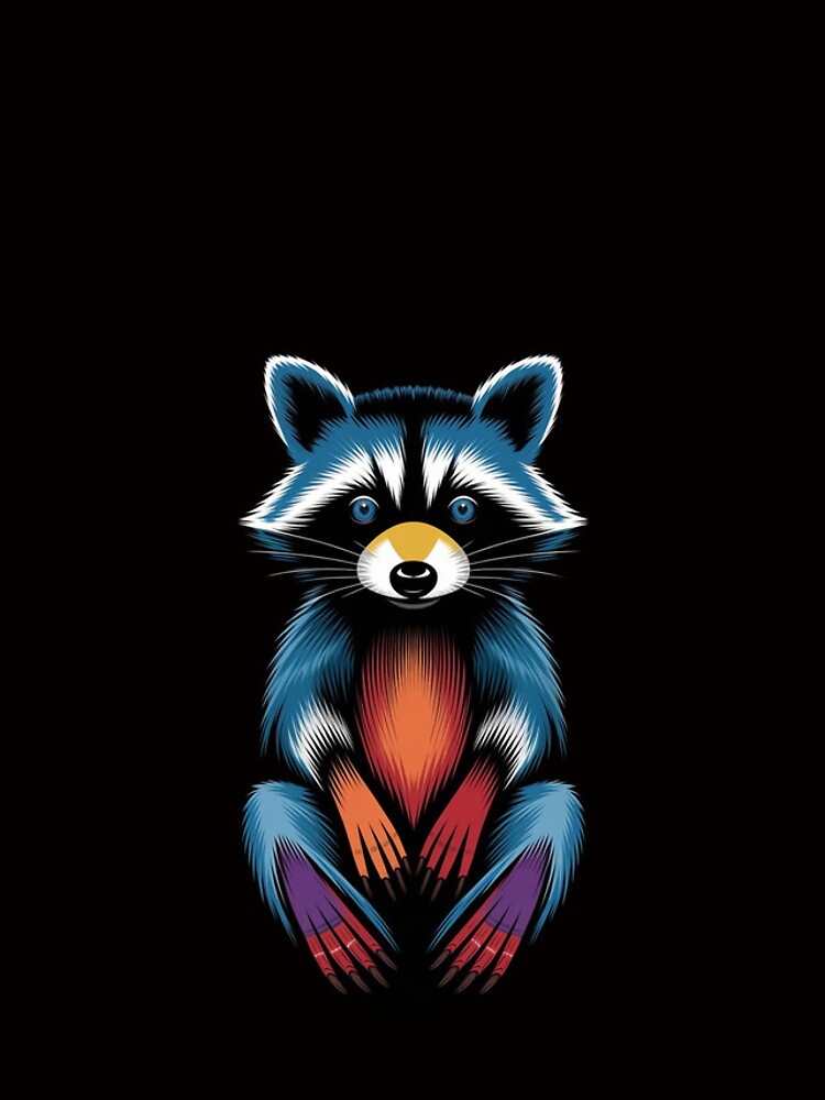 Thumbnail 4 of 4, Samsung Galaxy Phone Case, Simple Racoon, Abstract Racoon designed and sold by MichalWeider.