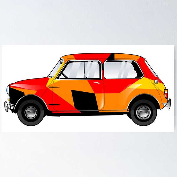 Item preview, Graphic of Color Angles for a Vintage Mini designed and sold by Hugh Whyte.