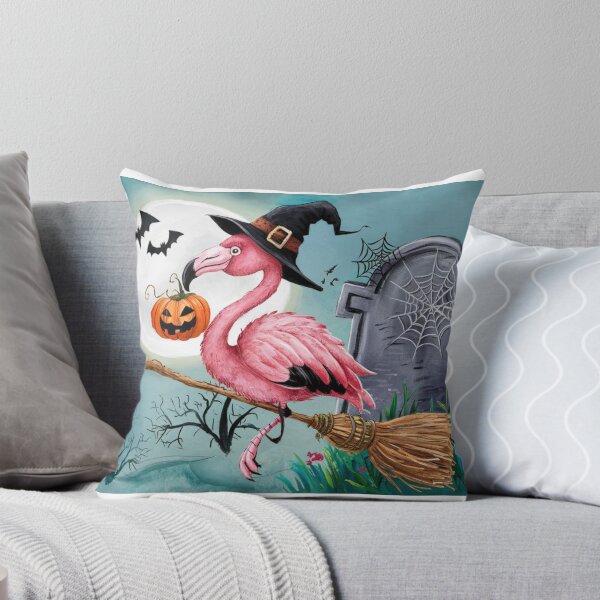 Item preview, Cute Halloween Flamingo Kawaii Style designed and sold by NeatThingLover.