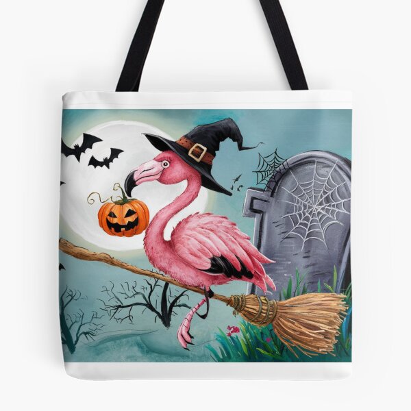 Item preview, Cute Halloween Flamingo Kawaii Style designed and sold by NeatThingLover.