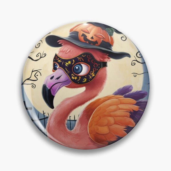 Item preview, Halloween Kawaii Flamingo Delight designed and sold by NeatThingLover.