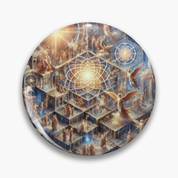 Item preview, The Divine Fresco: A Symphony of Sacred Beauty and Perfect Geometry designed and sold by Meta2Physical.