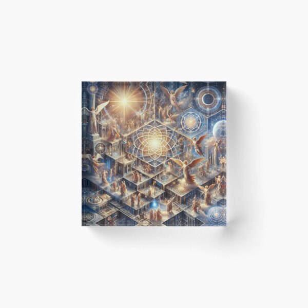 Item preview, The Divine Fresco: A Symphony of Sacred Beauty and Perfect Geometry designed and sold by Meta2Physical.
