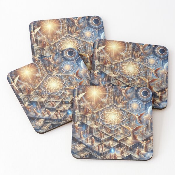 Item preview, The Divine Fresco: A Symphony of Sacred Beauty and Perfect Geometry designed and sold by Meta2Physical.