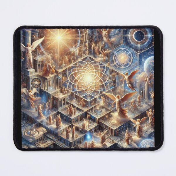 Item preview, The Divine Fresco: A Symphony of Sacred Beauty and Perfect Geometry designed and sold by Meta2Physical.