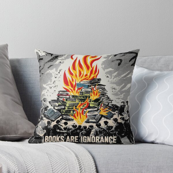Item preview, Books Are Ignorance: Dystopian Art designed and sold by 3MillsDesign.