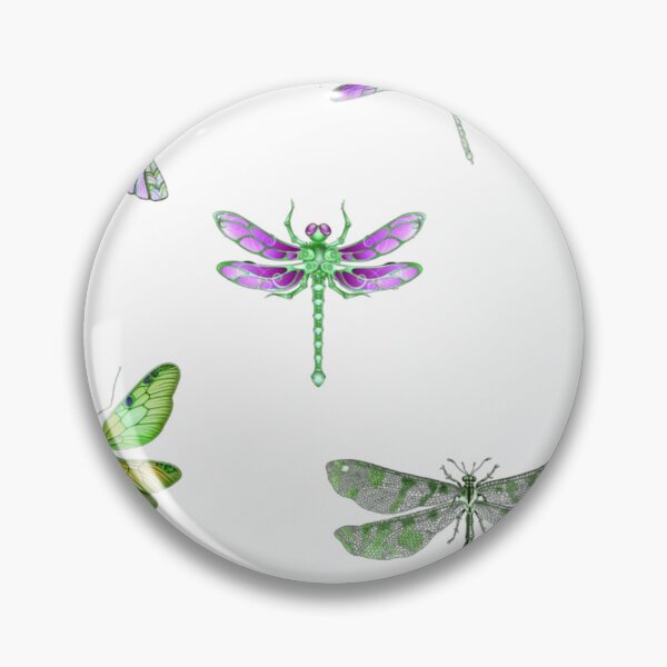 Item preview, colorful Dragon fly sticker golden designed and sold by WEShop23.