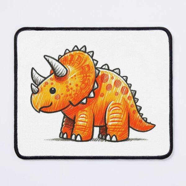 Item preview, Orange dinosaur designed and sold by Rlyehinmate.