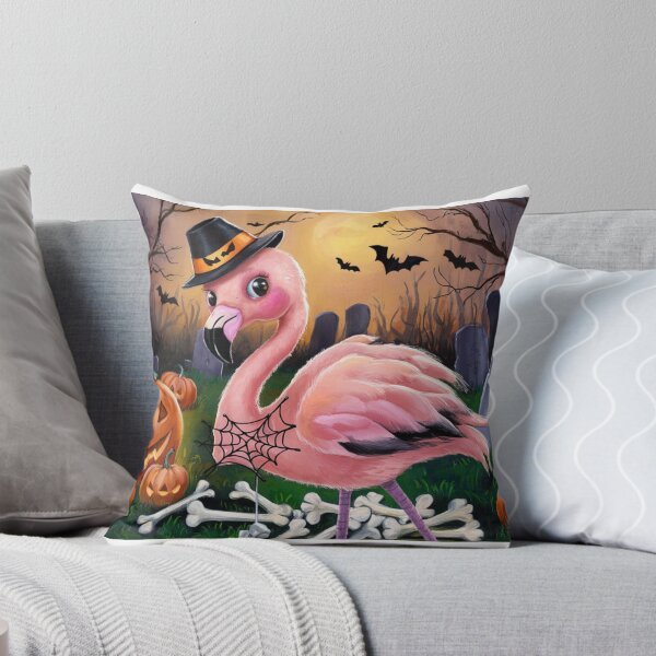 Item preview, Halloween Kawaii Flamingo Cutie designed and sold by NeatThingLover.